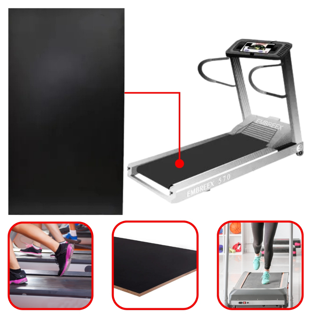 Prancha Deck Tablado Mdf Para Esteira Embreex 570 L/s Academia