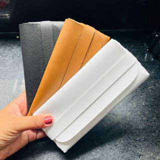Kit 10 Porta óculos estojo couro ecológico case Atacado Revenda Resistente Capa Aveludada em Oferta na Shopee