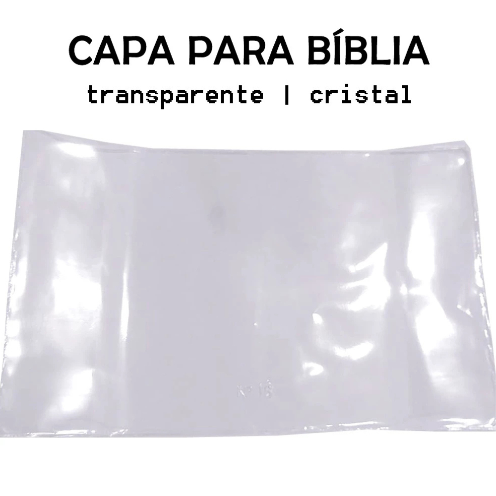Capa Protetora Transparente para Bíblia - Proteção Contra Sujeira e Durabilidade em Oferta na Shopee