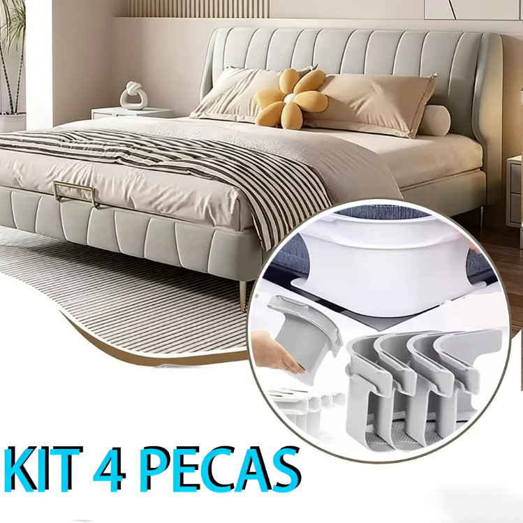 KIT4 Suportes De Lençóis Resistentes , Mantenha Arrumados , Ampliados Atualizados Com Clipes De Lençol em Oferta na Shopee