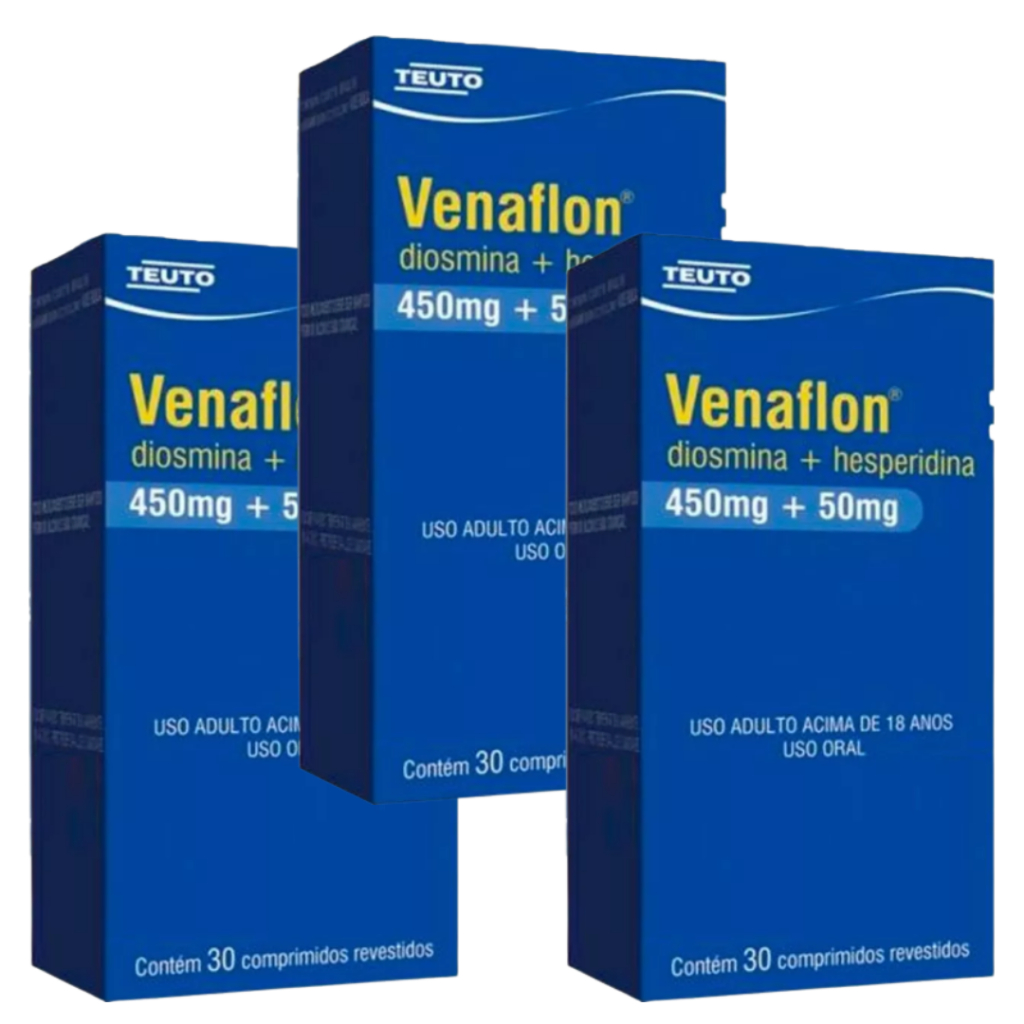 Diosmina 450mg + Hesperidina 50mg 30 Cápsulas