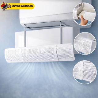 Defletor de Ar Condicionado Ajustável Universal Direcionador de Vento Split Anti Vento Direto Protetor de Ar 56 a 96cm em Oferta na Shopee