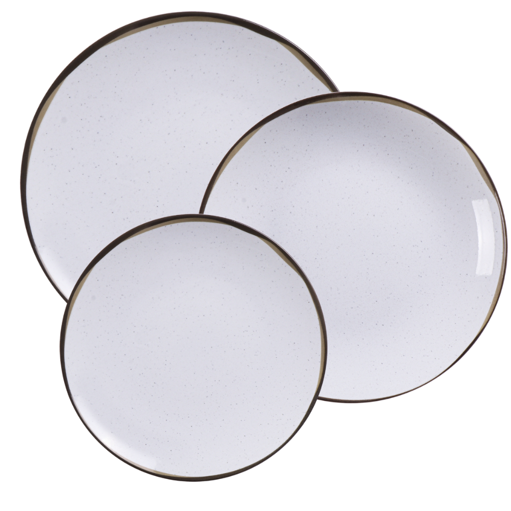 Aparelho de Jantar Tramontina Canyon em Porcelana Marmorizada – Kit com 4, 6 ou