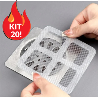 Kit 20 Adesivos Protetores de Ralo Tela Descartavel  Anti Insetos Para Casa Fácil PROMOÇÃO ENVIO 24H em Oferta na Shopee