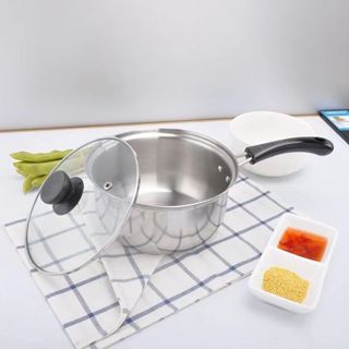 Panela de Leite Ideal para Sopas/Macarrão/Frever Água - Aço Inox 18CM - MM-GUO4 em Oferta na Shopee