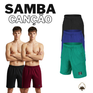 Kit 5 Samba Canção Masculina 100% Algodão Conforto Premium Cueca Samba Canção