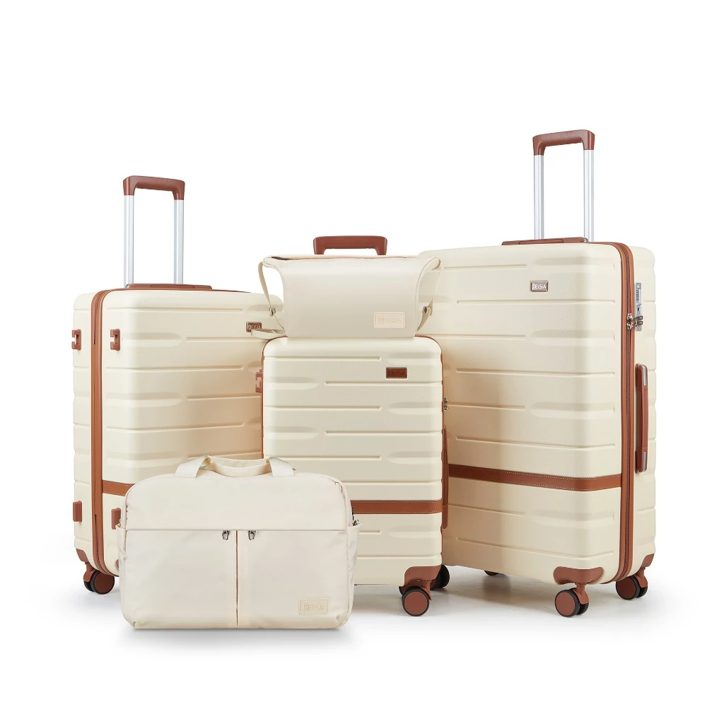 Mala De Viagem Bordo 10kg 40KG Pequena Média Polipropileno Rígida Rodinhas 360