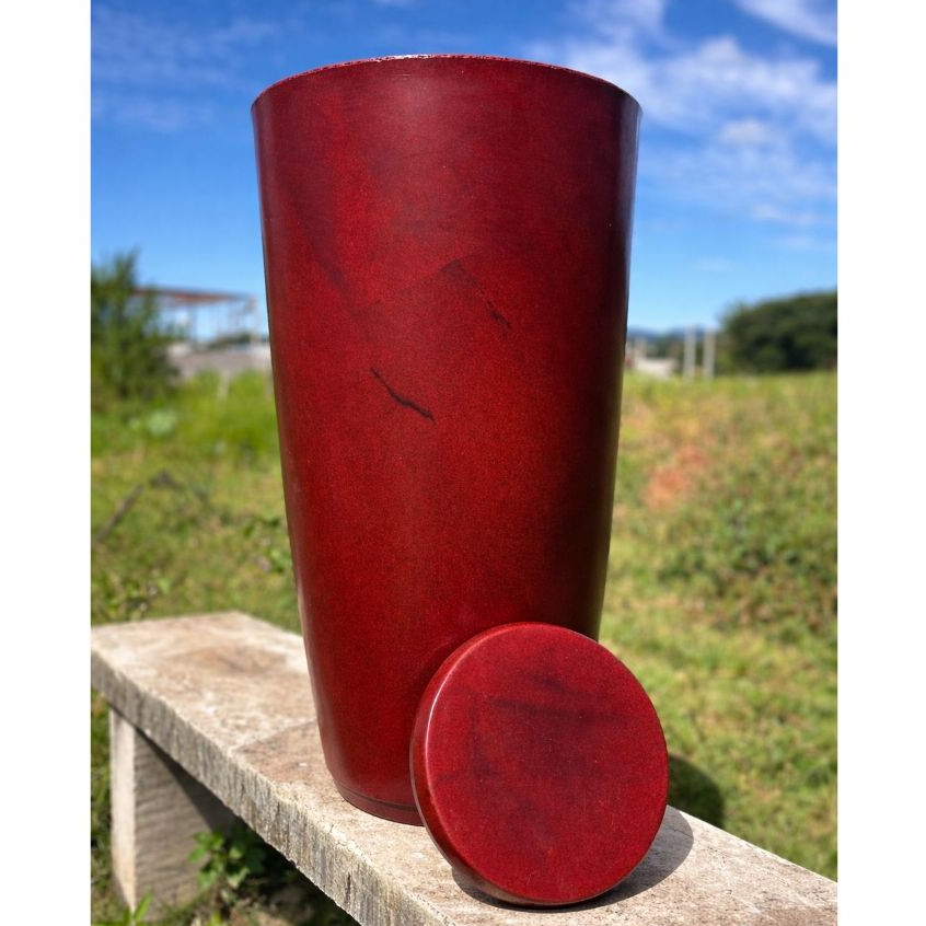 Vaso De Planta Grande Cone Brilhante Luxo Decorativo G