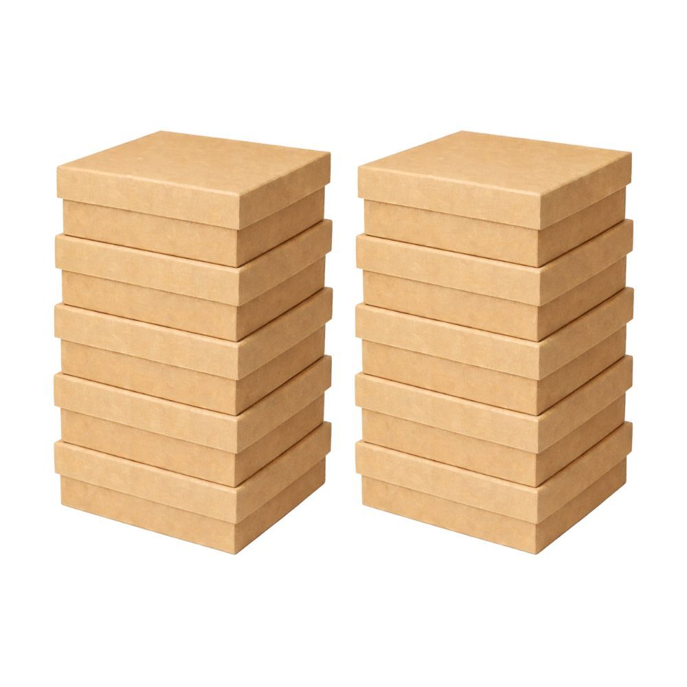 KIT 10 Caixas em MDF 15X15X5 CM ,Caixas para Artesanato, Lembrancinhas  , Presentes Decoração