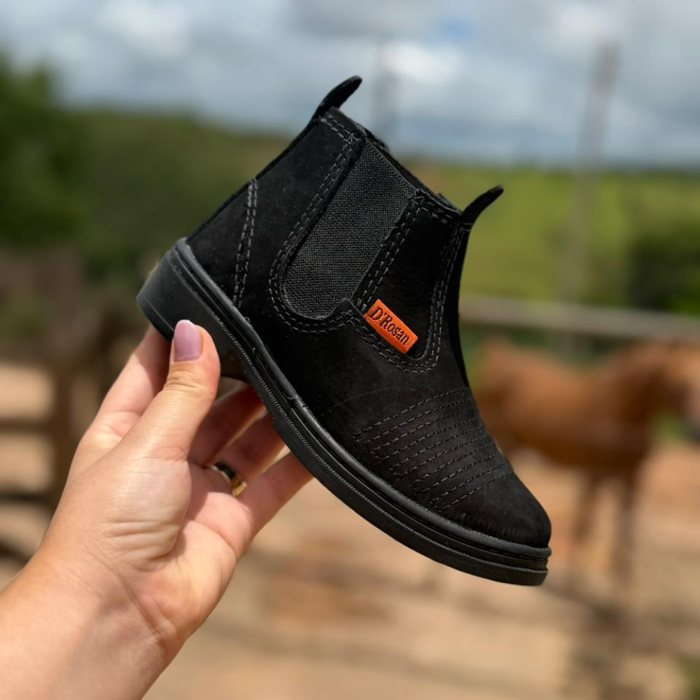 Bota Botinha Infantil Botina Masculina Country Rodeio Vaquejada Festa Junina