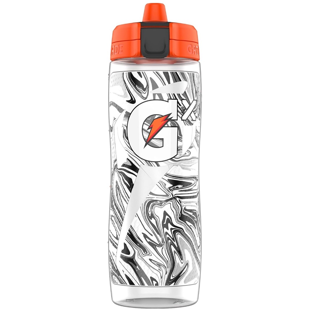 Garrafa Gatorade Gx Bottle 30 Oz 887 Ml - Marble Black
