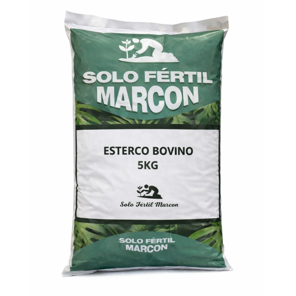 Esterco Bovino Curtido 5kg Solo Fértil Marcon em Oferta na Shopee