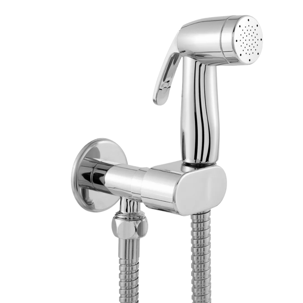 Ducha Higiênica Banheiro Completa com Suporte Cromado Alta Qualidade Magueira 1,2 M em Oferta na Shopee