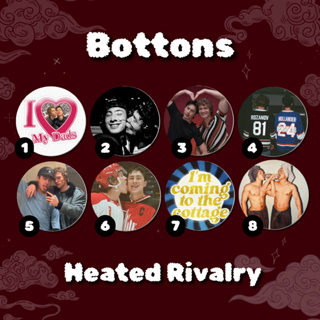 Heated Rivalry Bottons Bottom Hollanov Connor Storrie Hudson Williams Série Hockey Rivalidade Ardente Botom Broche em Oferta na Shopee