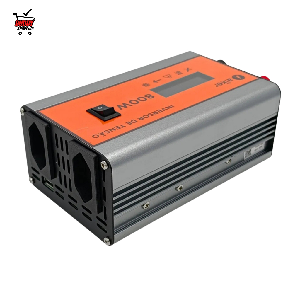 Inversor De Tensão Automotivo AIN-3108 AIN-3208 800W 12V 24V Para 110V 220V USB Caminhão Carro Novo em Oferta na Shopee