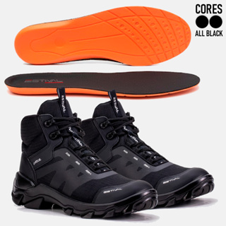 Bota Estival de Segurança Hybrid Future All Black + Palmilha PU Confortável Biqueira Composite - CA 47843/47901 em Oferta na Shopee