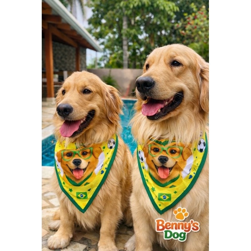 Bandana Pet Copa do Mundo 2026 – Brasil 🐾⚽