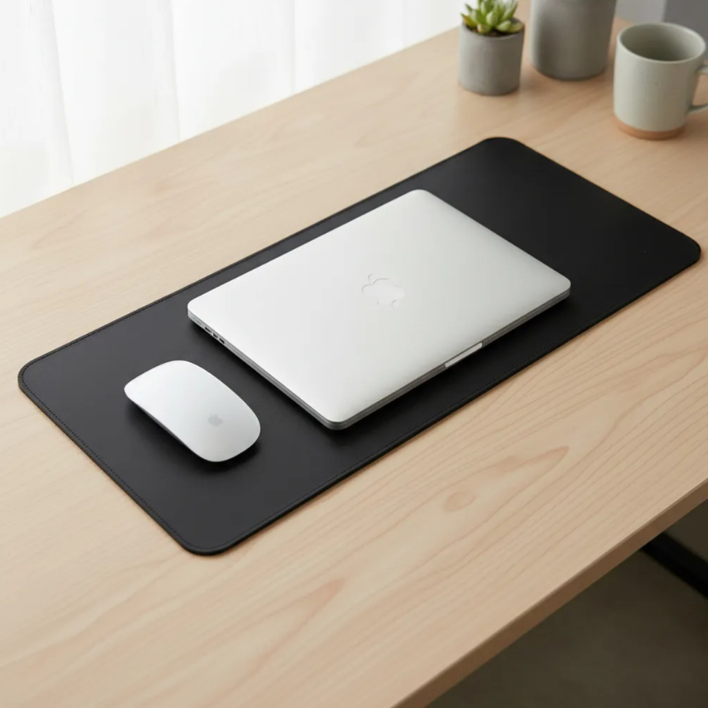 Desk Pad De Couro Protetor de Mesa Couro Legitimo Mouse Ped Tapete Organizador