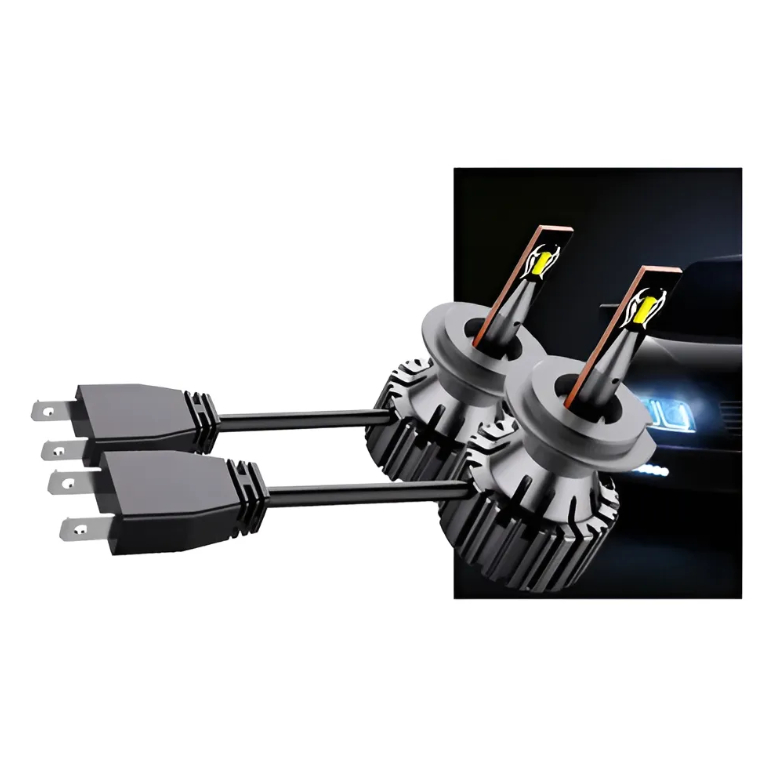 Kit Lampadas Ultra LED Roadstar Nano H1 H3 H4 H7 H8 H9 H11 H16 H27 HB3 HB4 9005 9006 Qualidade e Garantia 6000K 12v