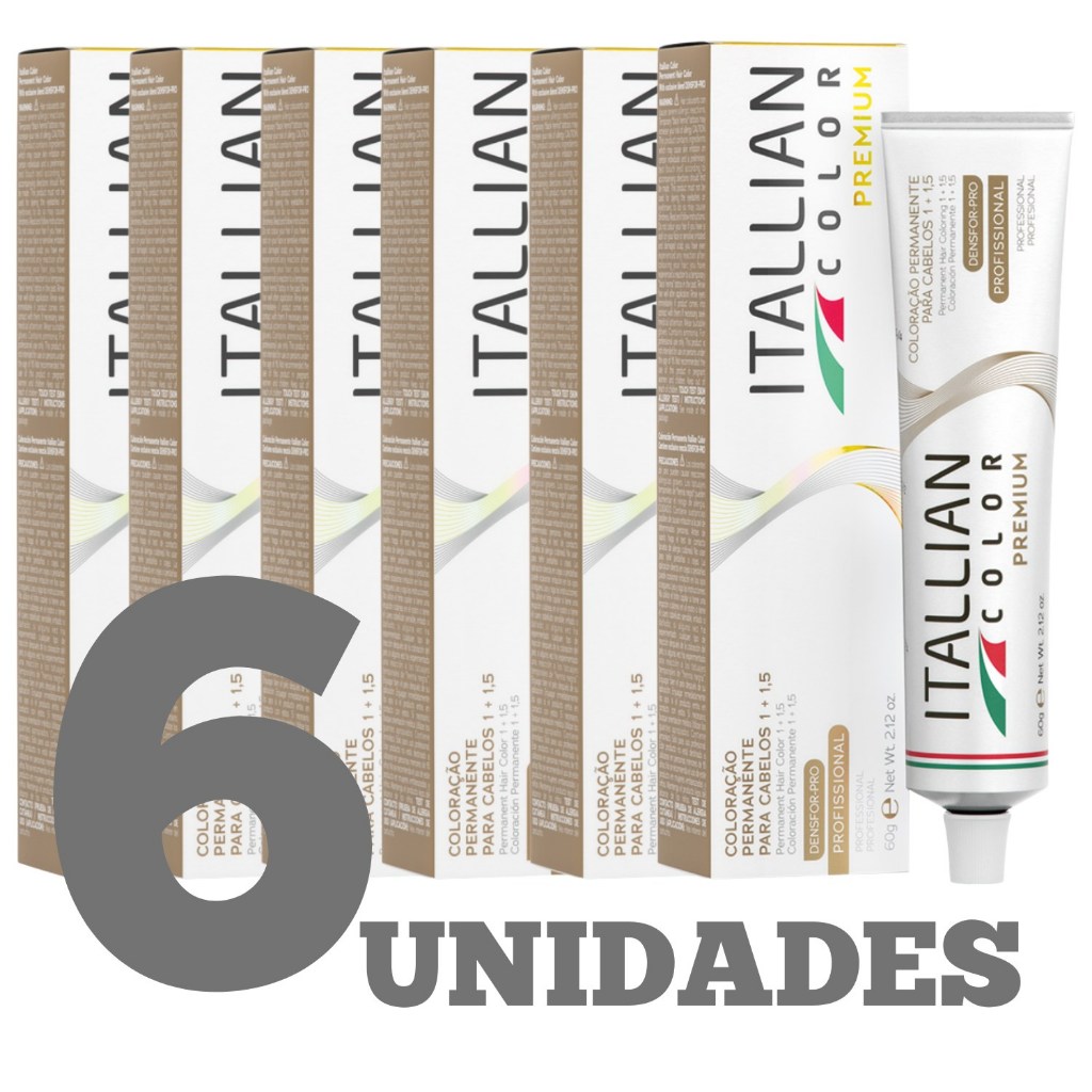 6 Colorações Nº 00S Acentuador Clareamen Itallian Color 60 em Oferta na Shopee