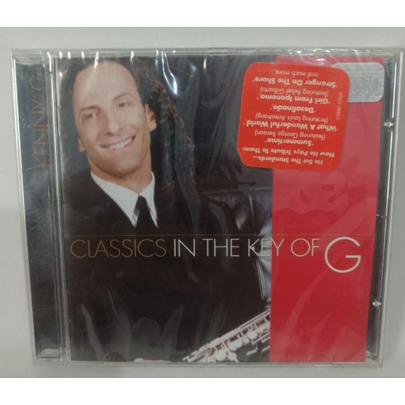 CD Kenny G Classics In The Key Of G LACRADO novo música Jazz clássico colecionador