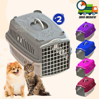 Caixa de Transporte Para Cães e Gatos até 09 kg N02 Resistente MMA PET Promoção