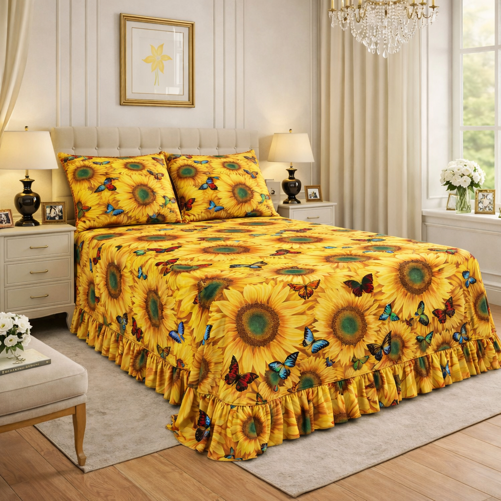 Kit Colcha Cobre Leito Queen/Box Yasmin 3D 2,70x2,60 100% Algodão 400 Fios + 2 Porta Travesseiros | *Oferta* em Oferta na Shopee