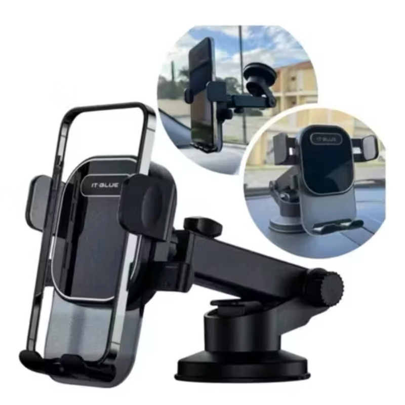 Suporte Veicular para Celular Ventosa Universal Trava Automática Celular Gps Carro H'maston CJ-72 em Oferta na Shopee