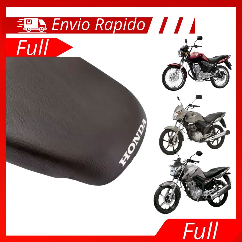 Capa de Banco Honda Cg Titan Fan Start Mix 125 150 160 2009 á 2025 Lisa Modelo Original