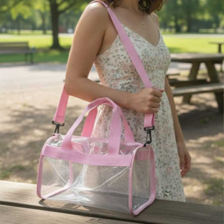 ​Bolsa Mala Transparente PVC Grande com Alça Removível – Organizador de Viagem  Maquiagem e Academia em Oferta na Shopee