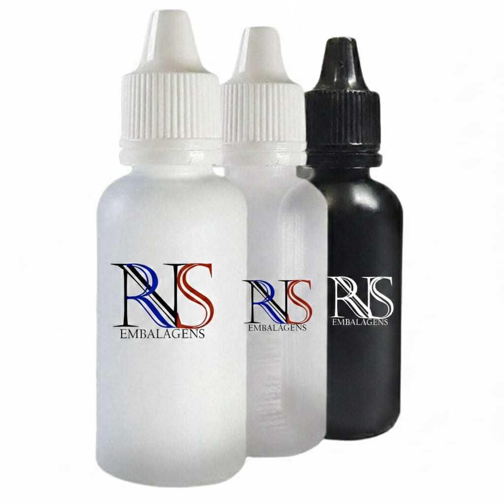 50 Frasco Plástico 30ml conta gotas - Ref 14785