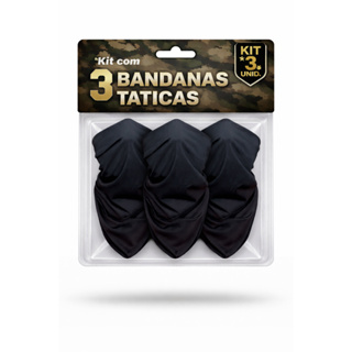 Kit 3 Bandanas Tubular Balaclava Touca Ninja Lenço Proteção Uv50 Frio P/ Ciclismo Moto Pesca Com Proteção Solar em Oferta na Shopee