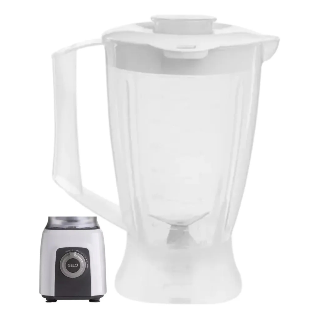 Copo Liquidificador Walita Gelo Viva Plástico Branco RI2160 / Ri2162