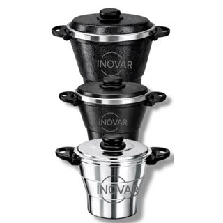 Cuscuzeira De Aluminio Panela Cuscuzeiro Nordestino Craqueado e Polido em Oferta na Shopee