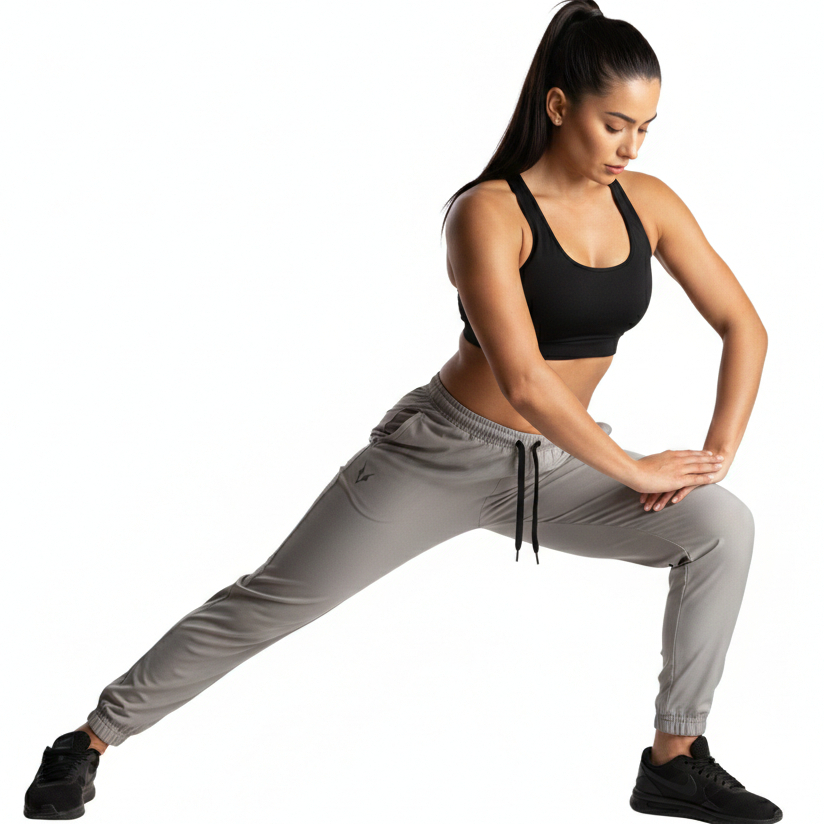 Calça Jogger Feminina Esportiva Cordão e Elástico Confortável para Academia Caminhada e Dia a Dia