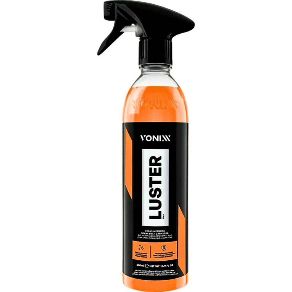 Cera Limpadora Luster Vonixx Limpeza Brilho E Proteção Fácil Uso 500ml Vonixx