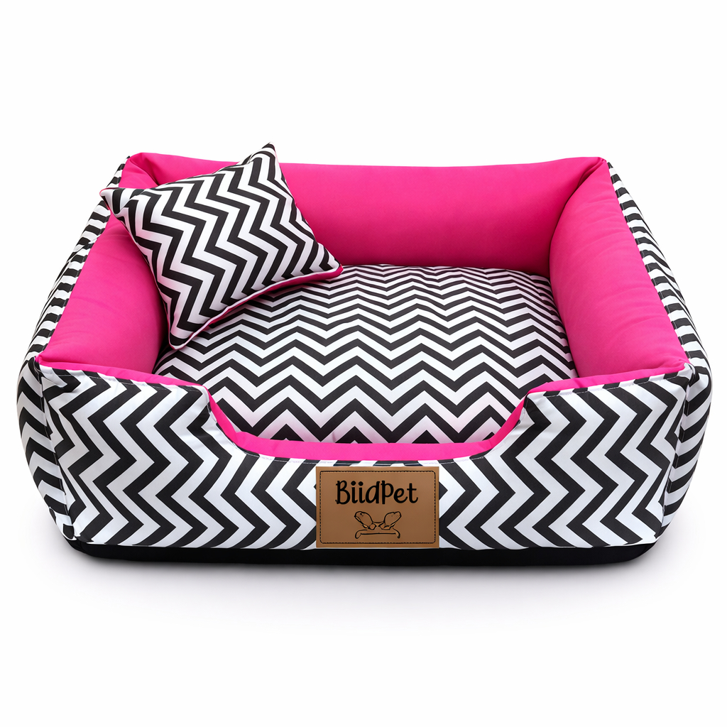 Cama pet 45 x 45 cm caminha para cachorro ou gato lavável porte pequeno c/ zíper fundo impermeável