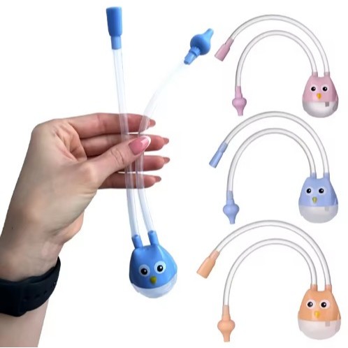 Aspirador Nasal Bebê Suga Catarro Meleca Higiene Infantil