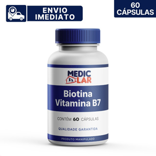Biotina Vitamina B7 Autêntica (Suplemento Capilar) - Envio Imediato em Oferta na Shopee