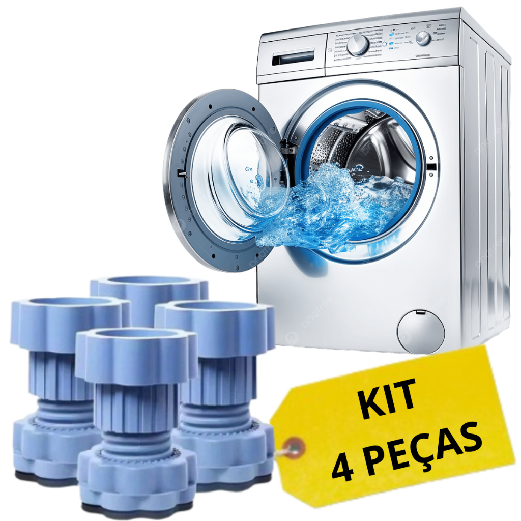 Pé Para Máquina De Lavar Roupas Pe De Geladeira Pes Reguláveis Para Máquina Cinza Claro