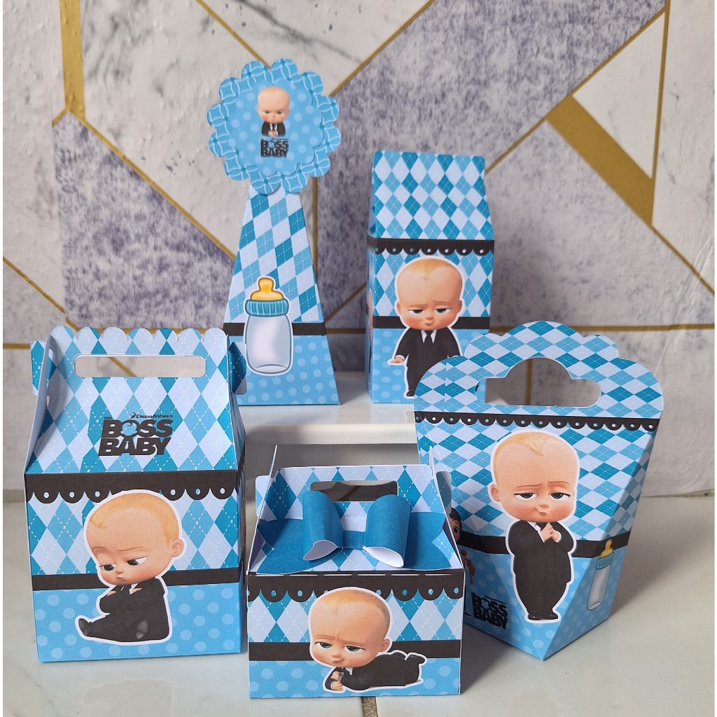 Kit Caixas Poderoso Chefinho Personalizados Lembrancinhas Aniversário Caixinhas PRONTA ENTREGA PEGUE E MONTE