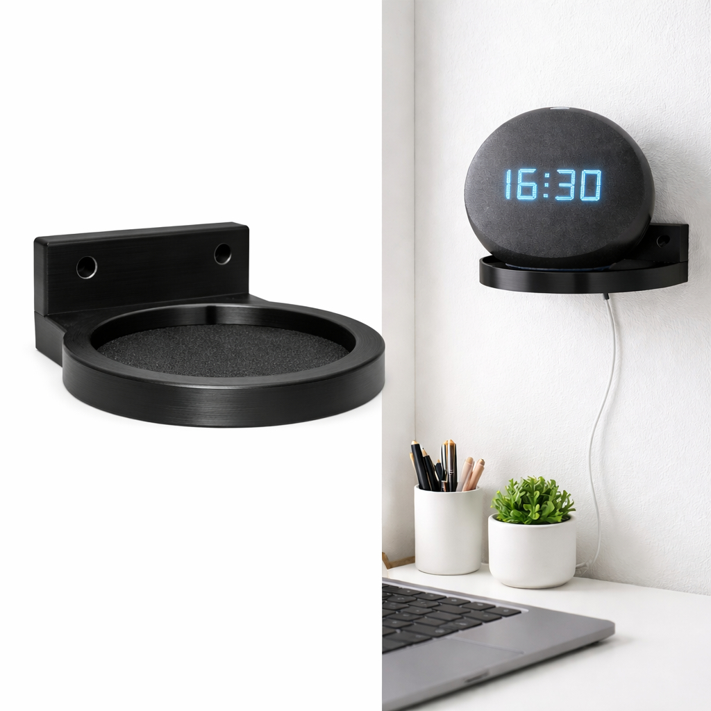 Suporte para Alexa Echo Dot 4 Parede | Base Fixa | Instalação Fácil