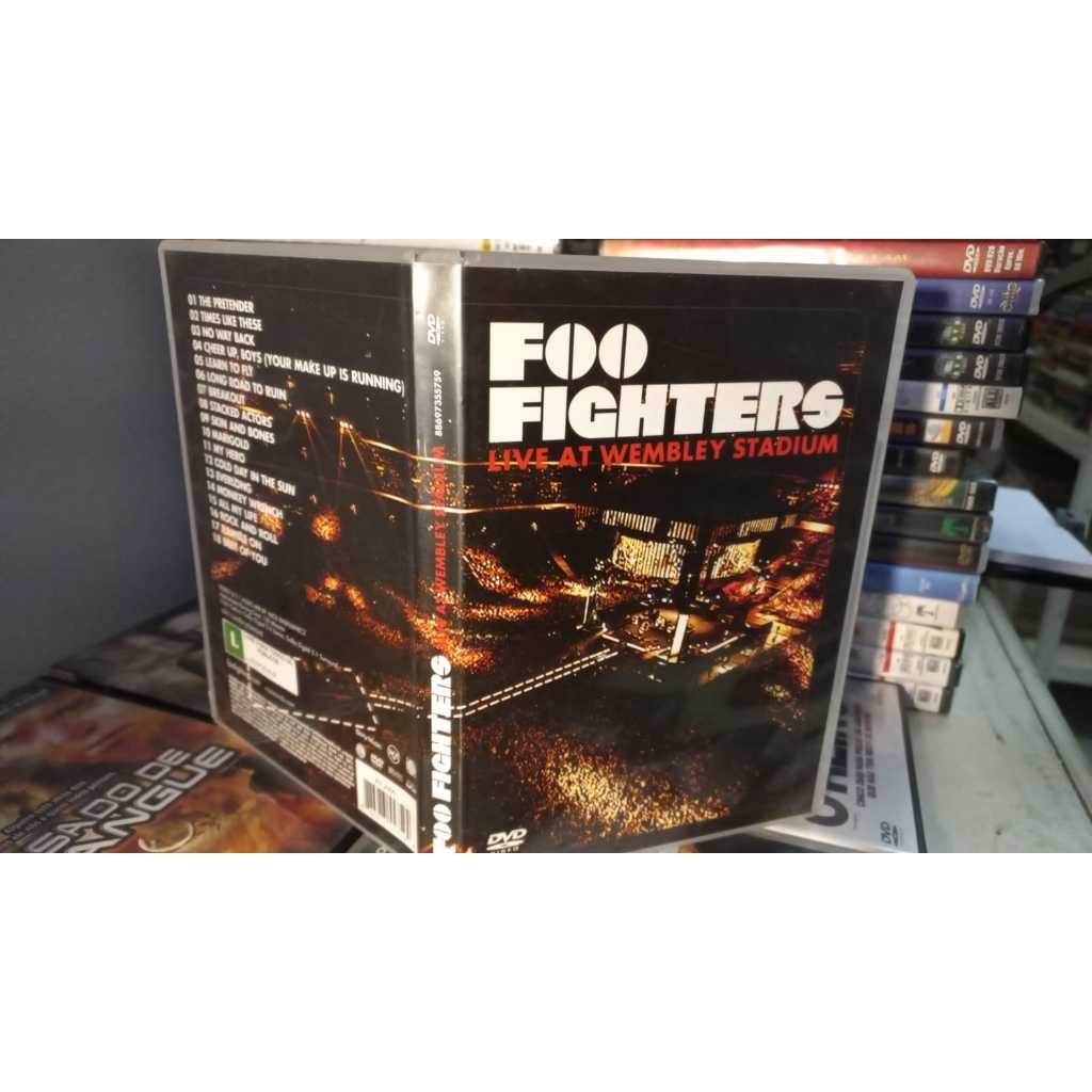 DVD Foo Fighters Live At Wembley Stadium - Novo Impecavel - c/ Encarte Interno