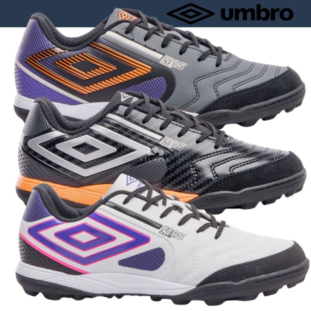 Chuteira Umbro Masculina Society Pro 5 Bump Club Original Performance