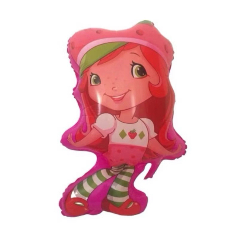 1/2 Unidades Balão  Morango Moranguinho Corpo 70Cm em Oferta na Shopee