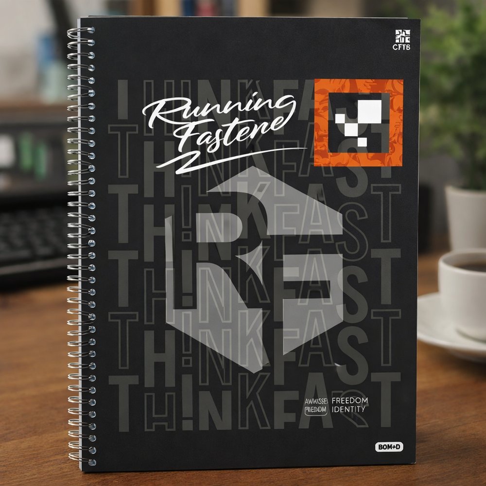 Caderno Universitario Masculino Capa Dura 160 Folhas 10 Disciplinas Qualidade Premium
