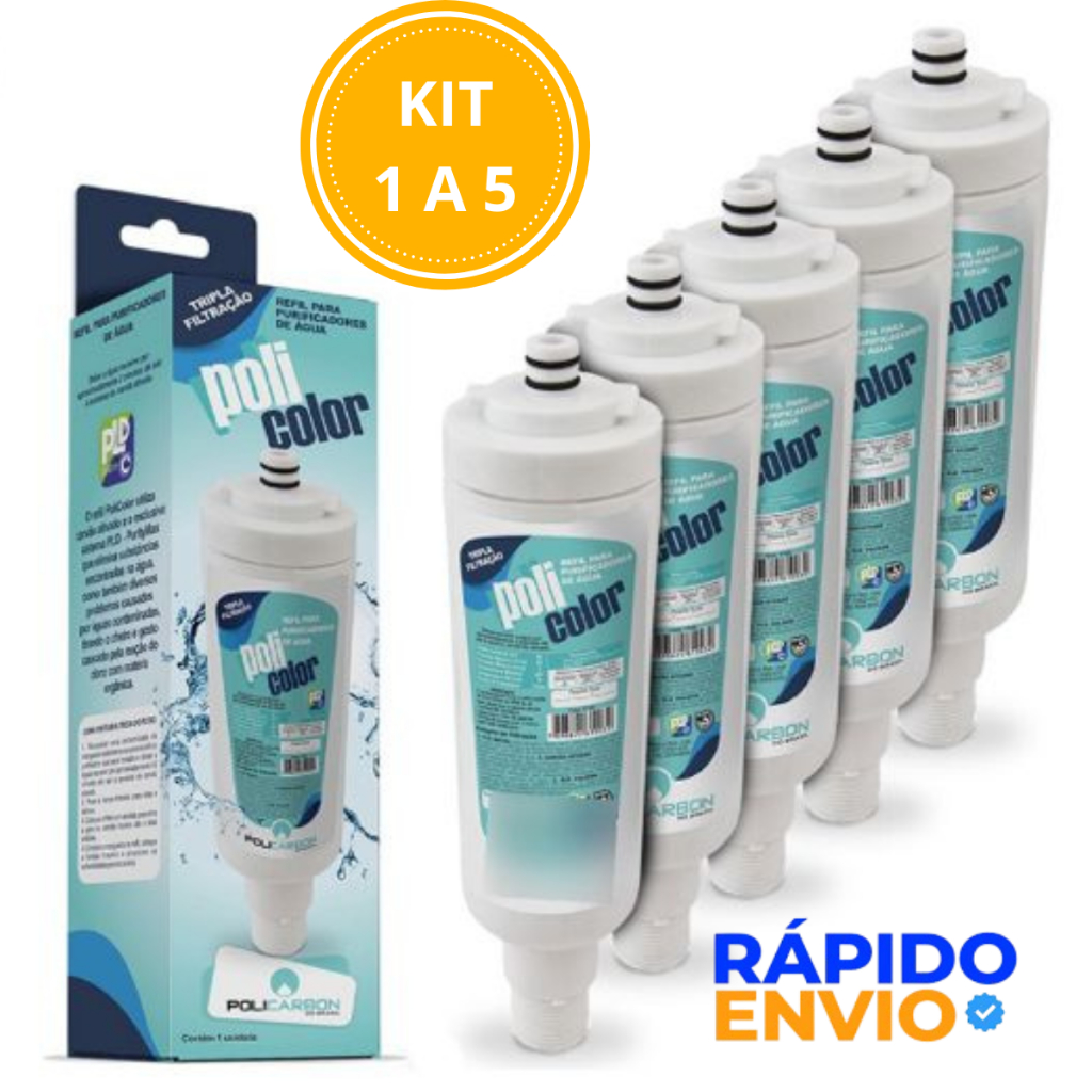 Filtro Refil Purificador De Água Policolor Compatível Colormaq, Colormaq Premium