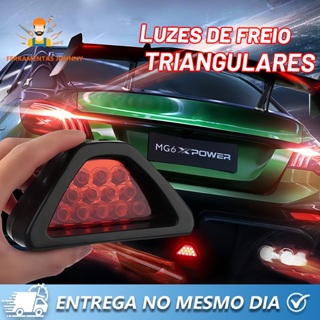 Luz Freio Universal Strobo Flash Anti Colisão,Brake Light Triangular modelo 12v em Oferta na Shopee