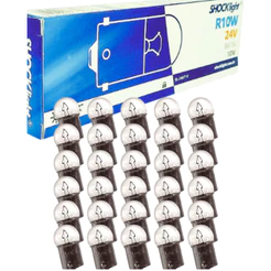 Kit 30 Lâmpadas 67 Lanterna 24v 10w Ba15s R10w Shocklight