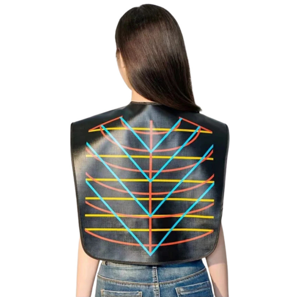 Capa Geométrica De Corte Para Cabeleireiro